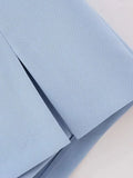MQTIME  - NEW Summer Women Solid Color Button Zipper Pockets Decoration Vintage Streewear Sweet Skirts