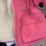 MQTIME  -  Children's Fur Collar Parkas Boys Girls Winter Hooded Jackets Teenage Thick Velvet Winter Coat Kids Warm Causal Outerwear 3-10Y