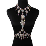 MQTIME  -  New Maternity Photography Sexy Chain Body Shoulder Necklace Rhinestone Props for Pregnant Women Photographer Accessories