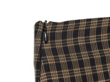  MQTIME  -  Elegant Plaid Long Skirts For Women Fashion Ruched New High Waist Midi Skirt High Street Casual Chic Party Skirts Mujer ﻿ ﻿
