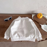 MQTIME  -  New autumn baby clothing for 0-3 years old, boy daughter children's lapel hoodie, letter printed long sleeved T-shirt