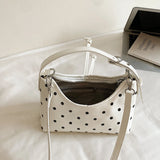  MQTIME  -  Cute Polka Dot Small Shoulder Bag Ladies Short Handle Casual Daily Underarm Purse Women Crossbody Bags Female Handbags
