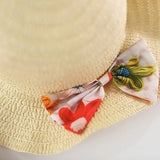 MQTIME  -  2Piece Summer Kids Dresses For Girls Korean Fashion Flowers Print Chiffon Sleeveless Cotton Toddler Dress+Hat Baby Clothes B035