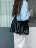 MQTIME  -  Korean Sle Large Capaci Tote Bag Women's Faionable Crossbody Bag Underarm Bag Lazy Sle Handbag for Autumn Winter