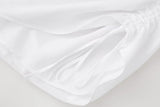  MQTIME  -  Summer Women's Sleeveless Mini Dress Bow Strap A-Line Pleated Elegant Beach Party Fashion for Ladies
