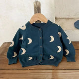  MQTIME  -  New Autumn Toddler Baby Girls Sweater Coat Long Sleeved Solid Color Hooded Infant Baby Girls Knitting Cardigan Coat