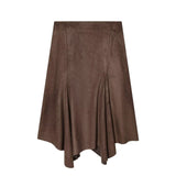  MQTIME  -  Chic Casual Skirt Women's Spring Summer Short Skirt With Pocket Ruched Mini Skirts For Women 2026 New ﻿Holiday Street Skirts