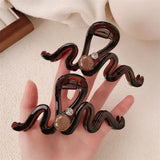 MQTIME  -  Large Rhinestone Hair Claw Clip 2025 New Elegant Updo Hair Accessories for Women Simple Classic Grab 헤어핀 성인 аксессуары для волос