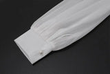 MQTIME  -  New Slim Waist Pure Desire V-neck Bow Dress Temperament Design Sense French Long Sleeve Waist Skirt