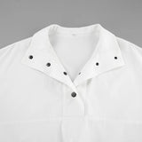 MQTIME  -  Spring/Summer Simple Lapel Lantern Sleeve Fashion Sweatshirt High-Waisted Shorts Sports Suit EU/US Commuting Women