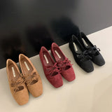 MQTIME  -  Autumn Women Square Toe Women Mary Jane Shoes Fashion Wedge Heel Ladies New Arrival Elegant Ballerinas Shoes Dress Pumps Mujer