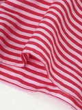 MQTIME  -  Women's Casual Stripe Lace Up Blouses Chic Asymmetrical Hem Sleeveless Loose Tank Tops Summer Lady Daily Street Shirts