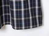  MQTIME  -  With Belt Long Skirts For Women Fashion New Vintage Plaid Midi Skirt High Street Casual Pleated Chic Midi Skirts Mujer ﻿