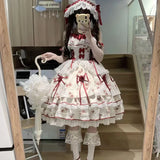 MQTIME  -  Handmade Girls Birthday Lolita Dress Trailing Princess Adult Party Dress Women Wedding High Quality Dress Photography Clothes