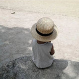 MQTIME  -  Children Casual Set Boy Summer Simple Solid Sleeveless T-shirt + Loose All-match Cotton Linen Shorts 2pc Suit Girl New Clothes