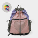 MQTIME  -  Large Capaci Women's Hiking Travel Bapa Lightweight Dual oulder Bag Outdoor Sports Color Blo Design Youth...