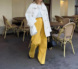 MQTIME  -  Retro Trench Coat 2025 Autumn Elegant and Fashionable Lapel Coat Long Women's Clothing