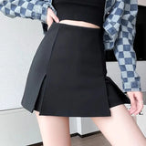 MQTIME  - Black Fashion Ladies Elegant A-line Skirt Summer Slim High Waist Straight Mini Dress 2024 New Young Style Women's Clothing