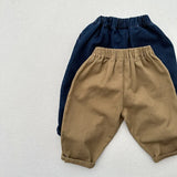  MQTIME  -  Autumn New Children Loose Denim Trousers Cotton Girls Solid Harem Pants Boys Casual Pants Kids Vintage Jeans Baby Clothes