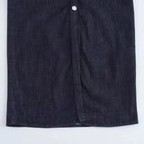 MQTIME  -  Spring Summer New Series Denim Dress Lapel Side Zipper Fashion Wrinkle Waist Slim Elegant Female Vestidos