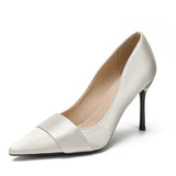 MQTIME  -  French High Heels Women's Spring and Autumn New Thin Heels Pointed Women's Single Shoes