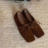 MQTIME  -  NEW Women Mary Jane Shoes Fashion Shallow Butterfly-knot Flats Retro Style Ladies Comfort Soft Sole Ballerina Shoes Footwear