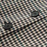  MQTIME  -  Plaid Print Women's Blazer Mandarin Collar Single Breasted Full Sleeve Female Coat Autumn Casual Chic Elegant Lady Outer