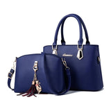MQTIME  -  2pc/set Women Fashion Casual Totes Luxury Handbags Designer Shoulder Bags for Women Crossbody Composite Bag Bolsos