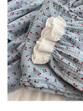 MQTIME  -  New Girl Long-sleeve Pant Pajama Set Spring Autumn Women Lady Lace Plaid Loungewear Casual 2-piece Set Woman Loose Homewear Teen