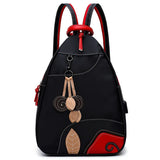 MQTIME  -  Fashion Women Backpack Waterproof Nylon Shoulder Bag Leisure Travel Luggage Bag Outdoor Crossbody Bag Student School Bag