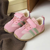 MQTIME  -  Spring Children Boy Girls Contrast Color Mesh Breathable Training Shoes Kids Toddler Soft Sole Lightweight Running Trainers