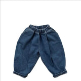  MQTIME  -  Autumn New Children Denim Trousers Fashion Girls Casual Pants Kids Boys Loose Jeans Toddler Harem Pants Baby Clothes