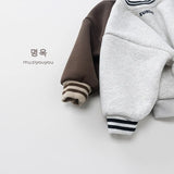  MQTIME  -  Winter New Children Long Sleeve Fleece Sweatshirt Boys Girls Warm Pullover Baby Casual Tops Kids Plus Velvet Sweatshirt