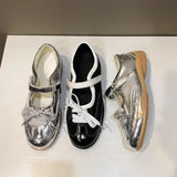 MQTIME  -  New Womens Mary Jane Shoes Exquisite French Casual Shoes for Woman Fashion Genuine Leather Sneakers Designer Shoes Zapatos Mujer