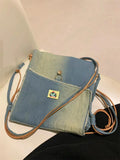 MQTIME  -  Denim Y2k Messenger Bags Women New High Steet Girls Casual Crossbody Bags Female Fairy Core Harajuku Bag Ladies