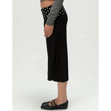 MQTIME  -  Women's Y2k Fold Over Loungewear Capris Wide Leg Cropped Flowy Gaucho Pants Comfy Casual Yoga Coluttes Pajama Bottoms
