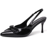 MQTIME  -  Summer High Heel Women Sandals Shoes Fashion Shallow Butterfly-knot Shoes Elegant Wedding Party Shoes