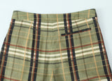 MQTIME  -  Vintage Green Plaid Long Straight Loose Pants For Women Causal High Waist Trousers Autumn New Women Pants Streetwear
