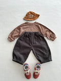  MQTIME  -  Autumn New Children Casual Pants Fashion Boys Simple Pocket Trousers Solid Baby Girls Loose Harem Pants Cotton Kids Clothes