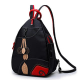 MQTIME  -  Fashion Women Backpack Waterproof Nylon Shoulder Bag Leisure Travel Luggage Bag Outdoor Crossbody Bag Student School Bag