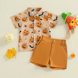 MQTIME  -  Adorable Infant Girl Halloween Costume Ghost Print Ruffle Sleeve Top with Leggings 2 Piece Set for Autumn Festivities