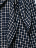 MQTIME  -  Spring New Plaid Long Sleeve Scarf Shirts Women Casual Turn-down Collar Single Breasted Blouse Shirts Female Chic Tops New