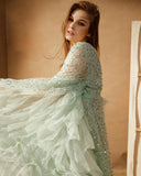 MQTIME  -  Green Maternity Photography Dress Lace sexy Sequins Photo Shoot Long Sleeves Pregnant Women Robe Baby Shower Gowns