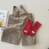 MQTIME  -  Children Jumpsuit 2025 Autumn Korean Baby Girls Overalls Wide-leg Pants 1-6 Years Boy's Suspenders Pants
