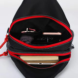 MQTIME  -  Fashion Women Backpack Waterproof Nylon Shoulder Bag Leisure Travel Luggage Bag Outdoor Crossbody Bag Student School Bag
