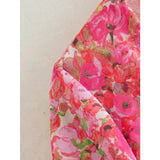 MQTIME  -  Summer Women Fashion With Tie Floral Print Mini Dress Vintage V Neck Long Sleeve Female Dresses Vestidos Mujer