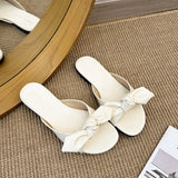 MQTIME  -  Summer New Candy Color Women Slipper Fashion Slip on Slides Soft Flat Heel Outdoor Dress Beach Sandal