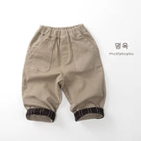  MQTIME  -  Winter New Children Warm Pants Baby Plus Velvet Thick Pants Fashion Boys Girls Harem Pants Baby Warm Fleece Trousers