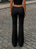  MQTIME  -  Streetwear Baroque Style Low Waist Y2k Fashion Casual Long Pants