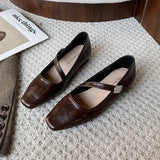 MQTIME  -  Women Fashion High Quality Green Patent Leather High Heel Shoes Lady Cool Comfort Office Pumps Mary Jane Shoes for Woman